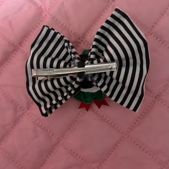 NWOT Nightmare Before Christmas Bow - Picture 2 of 2